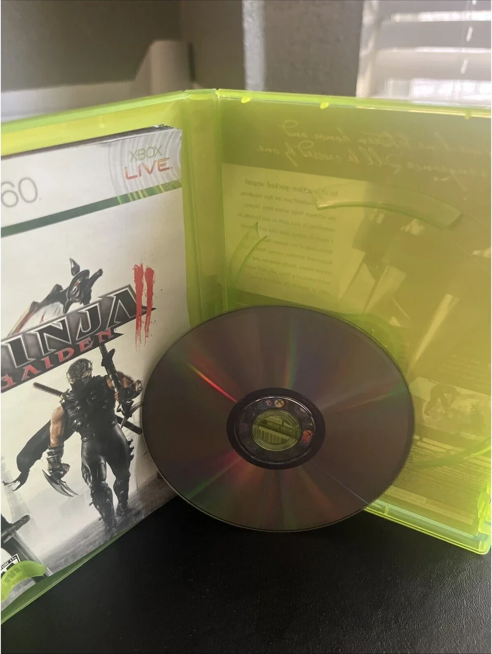Ninja Gaiden II (Microsoft Xbox 360, 2008, Tecmo) CIB Near Mint Condition